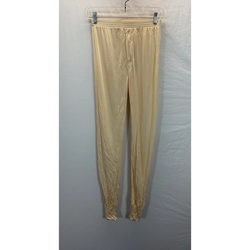 Mens‎ Silkskins Baselayer S Beige 100% Imperial Silk Winter Pants
